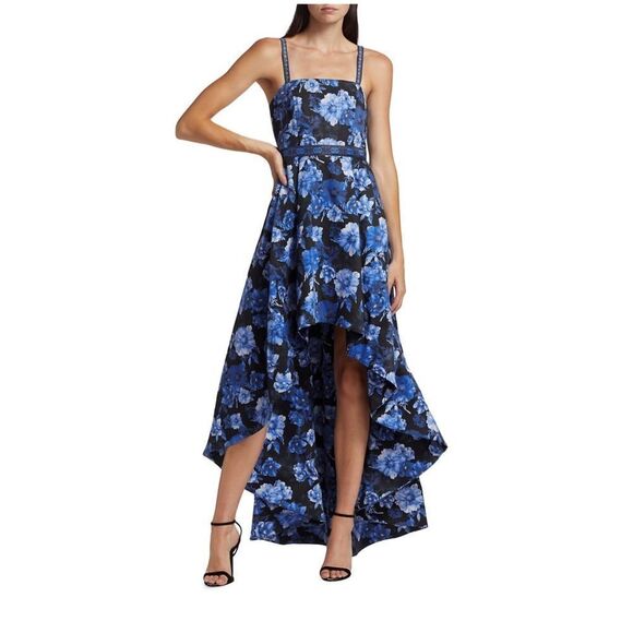 Alice + Olivia Florence Floral High-Low Gown size 4 - Picture 2 of 15